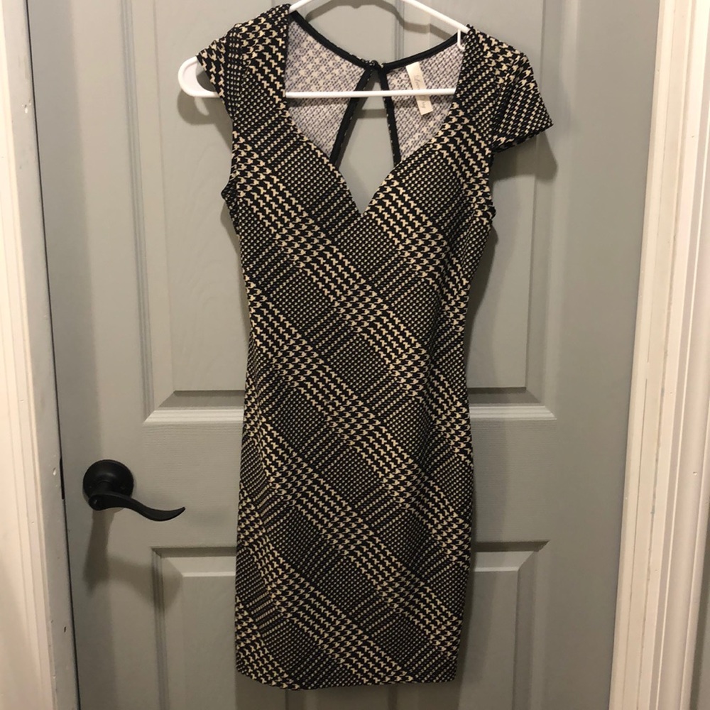 Open back knit dress